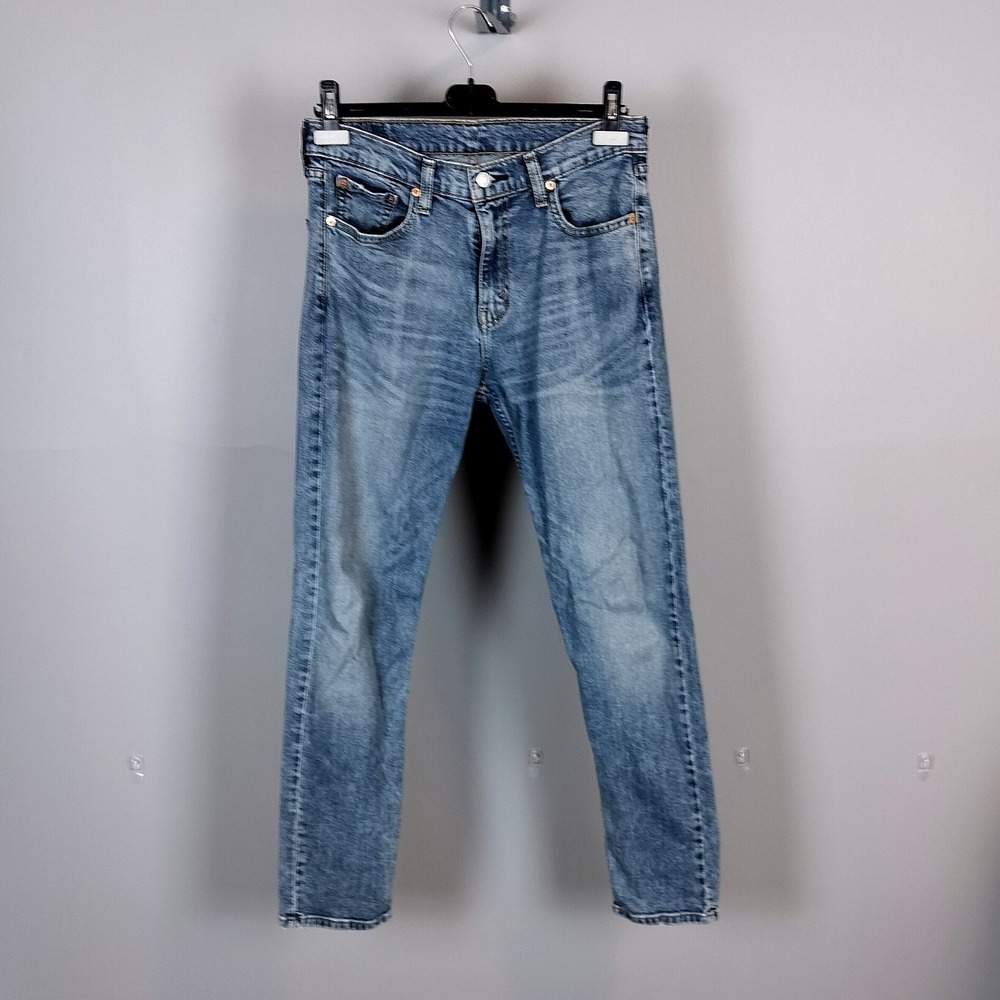 Modern Levis 502 Regular Taper Denim Jeans Mens Blue Medium Wash 30x32